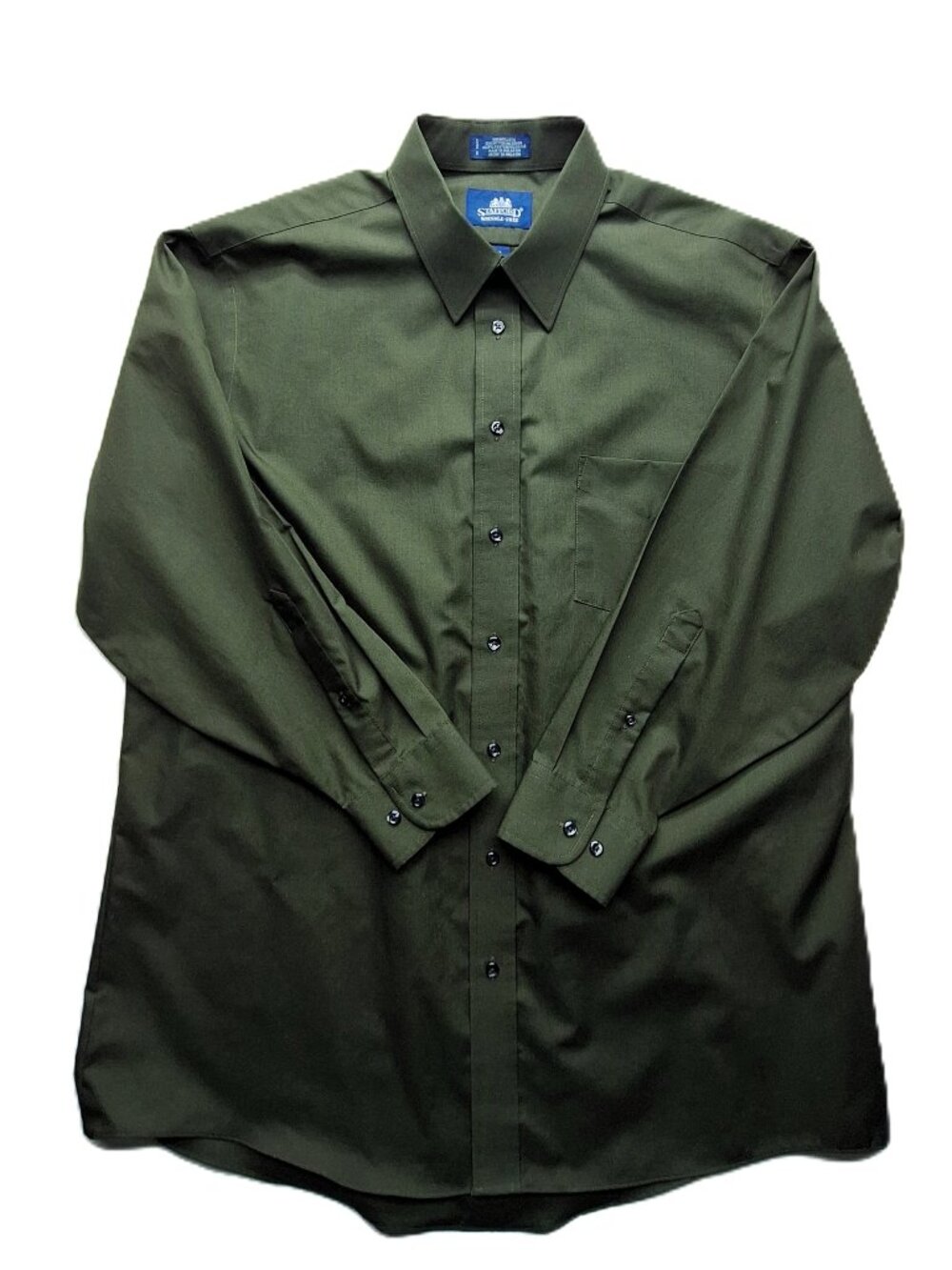 Stafford Wrinkle Free Broadcloth 17 32/33 dark green